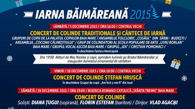 iarna baimareana 2015 iarna băimăreană 2015